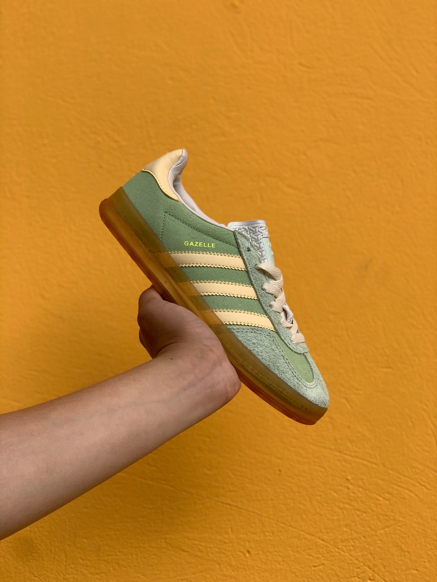 Adidas Gazelle Olive Yellow