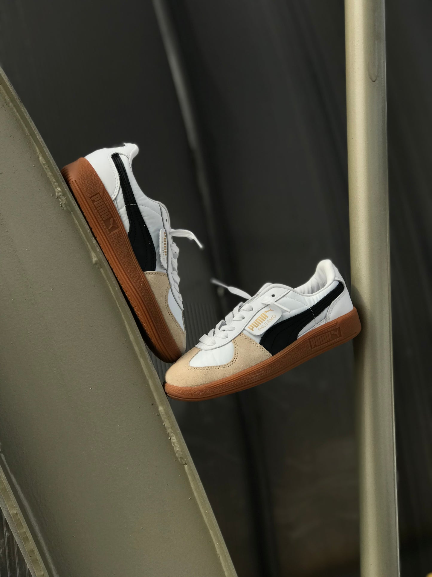 Puma Palermo Leather "White&Black"