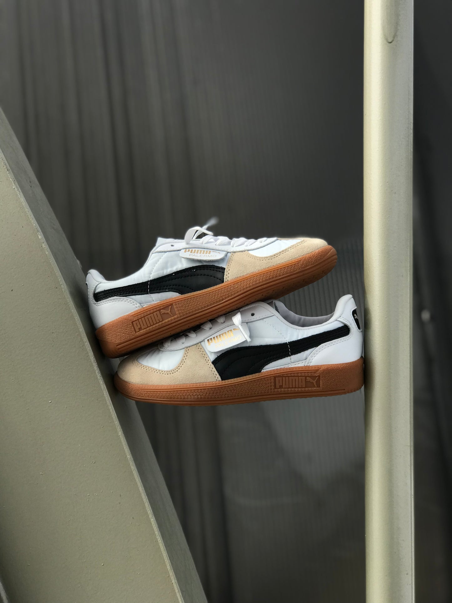Puma Palermo Leather "White&Black"