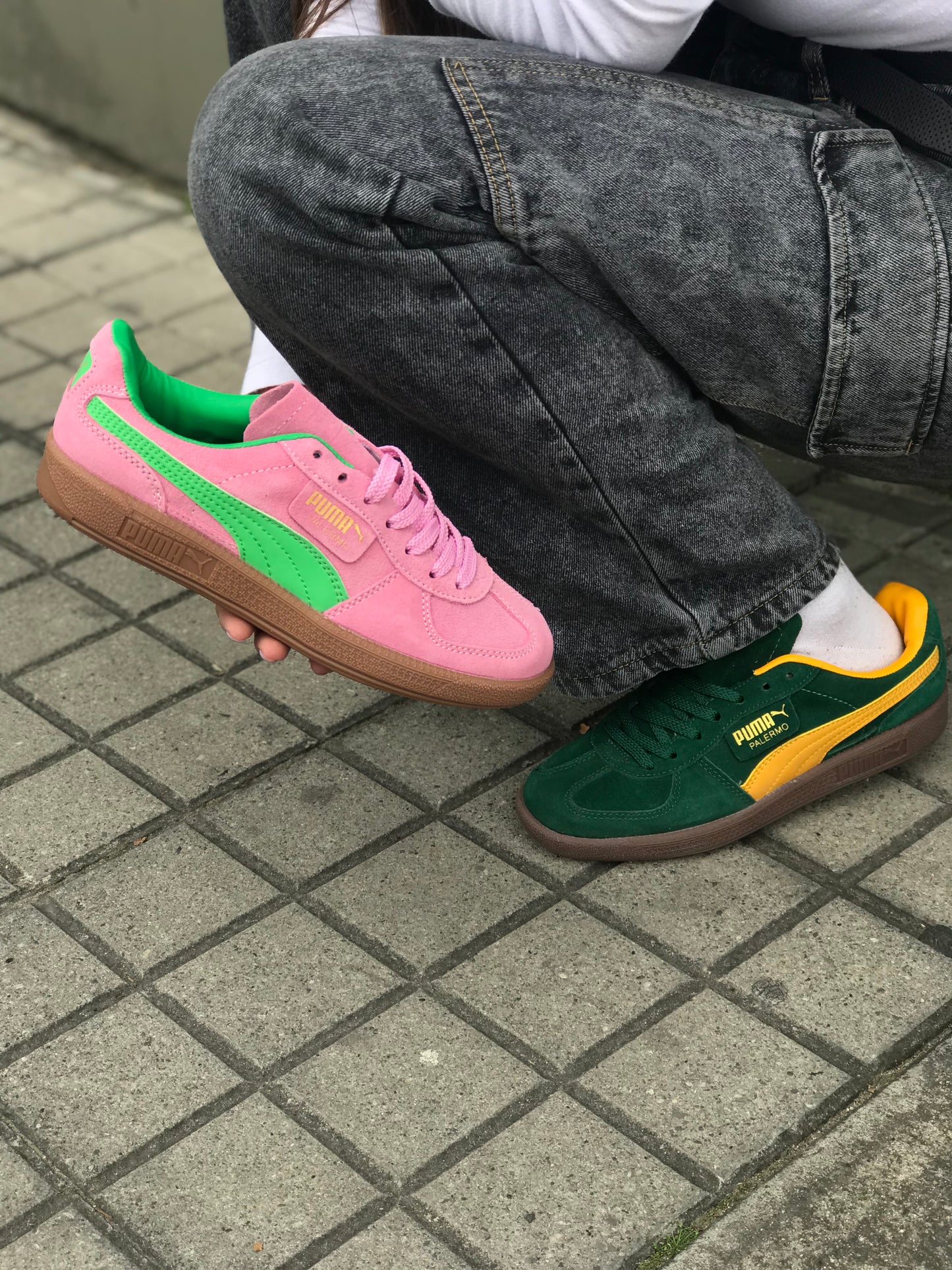 Puma Palermo Pink Delight Green