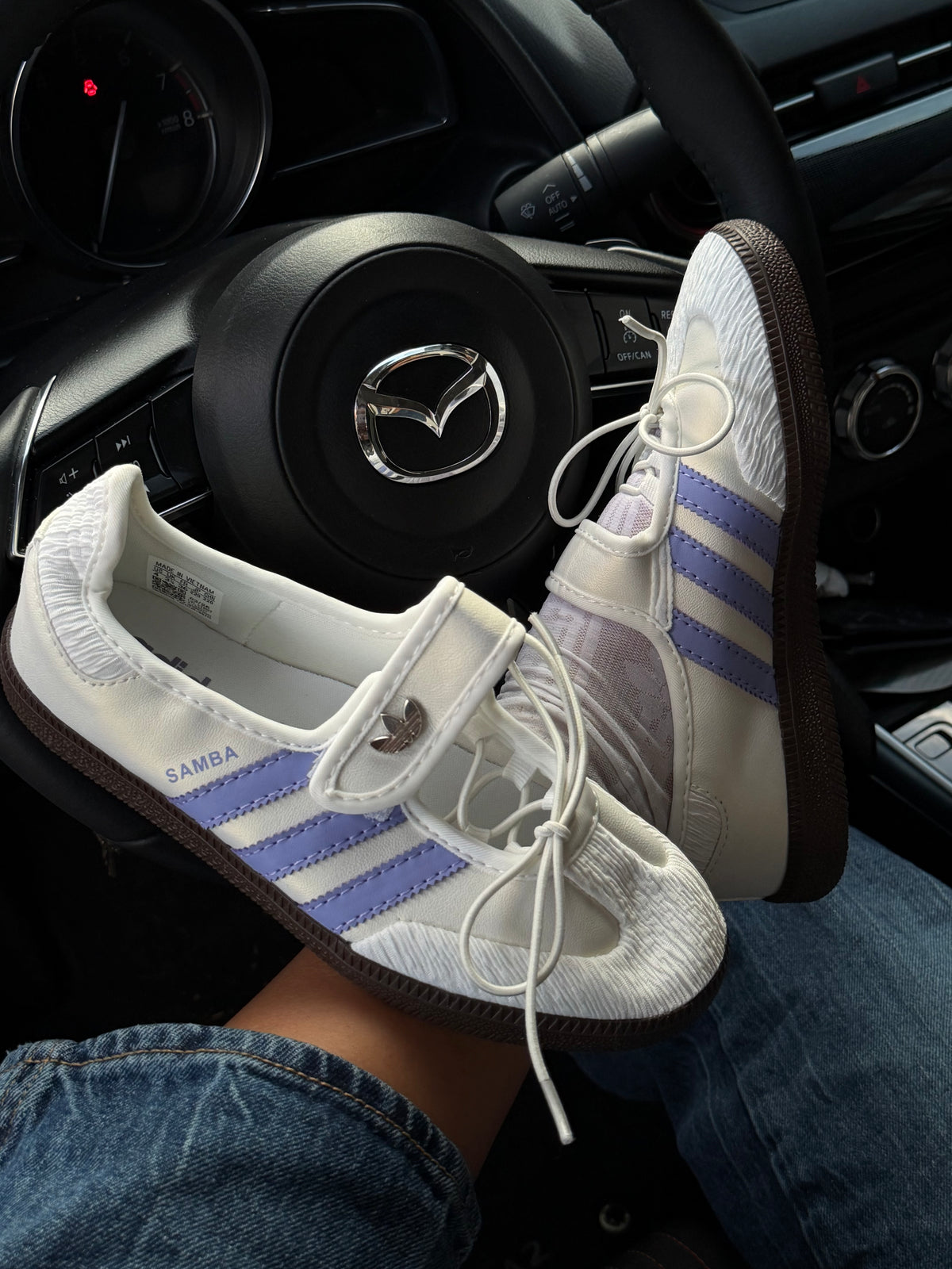 Samba Mary Jane “ Lilac Cream”