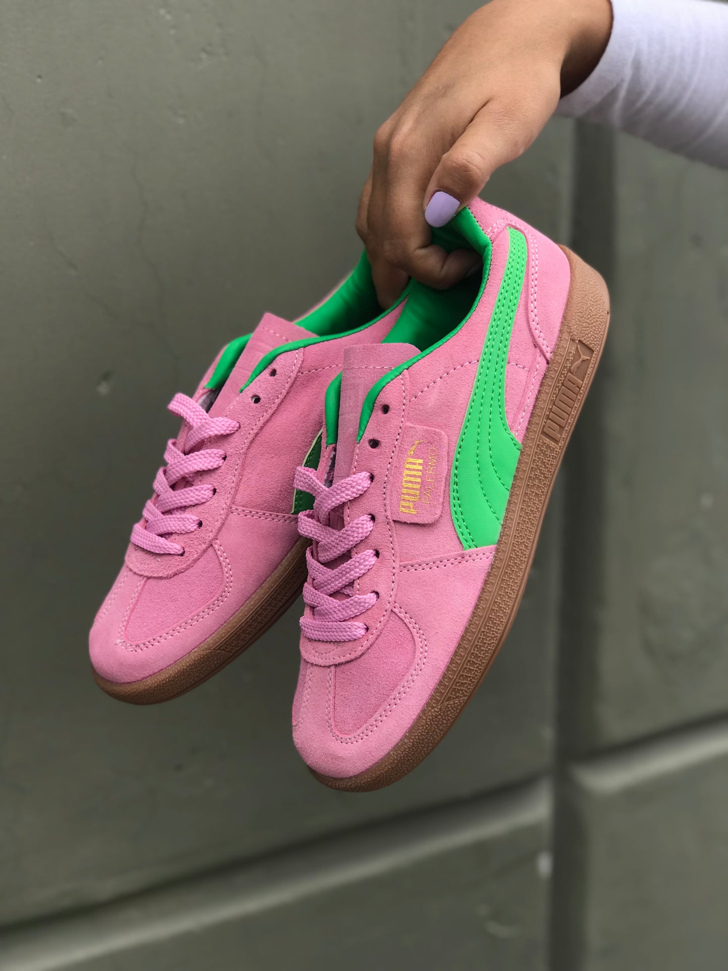 Puma Palermo Pink Delight Green