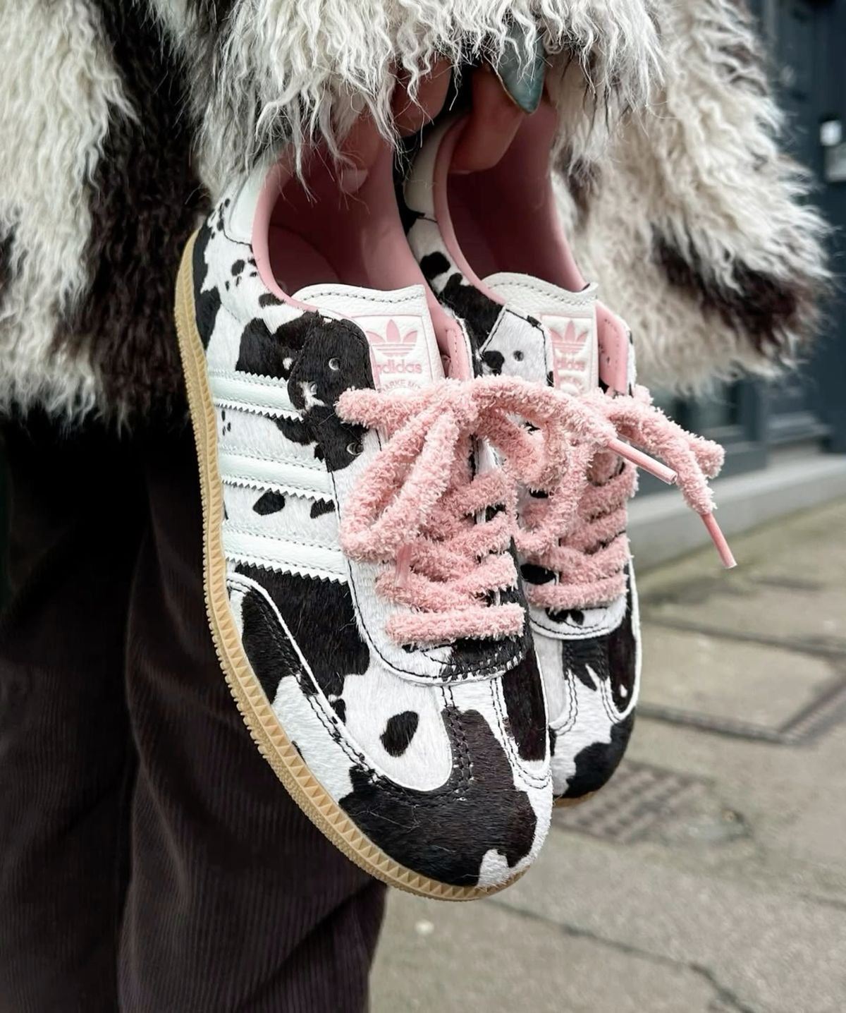 Adidas Samba Cow Print Peluche