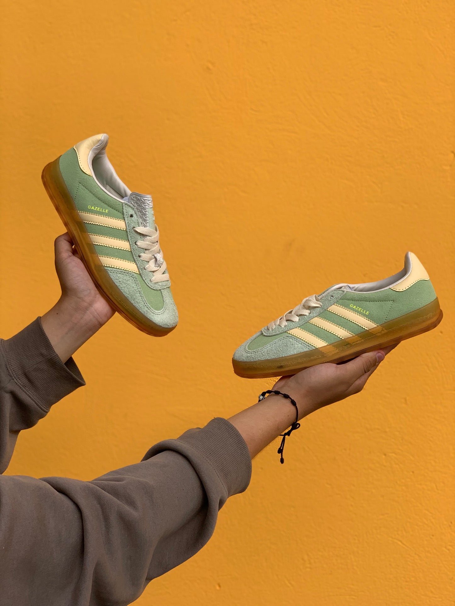 Adidas Gazelle Olive Yellow