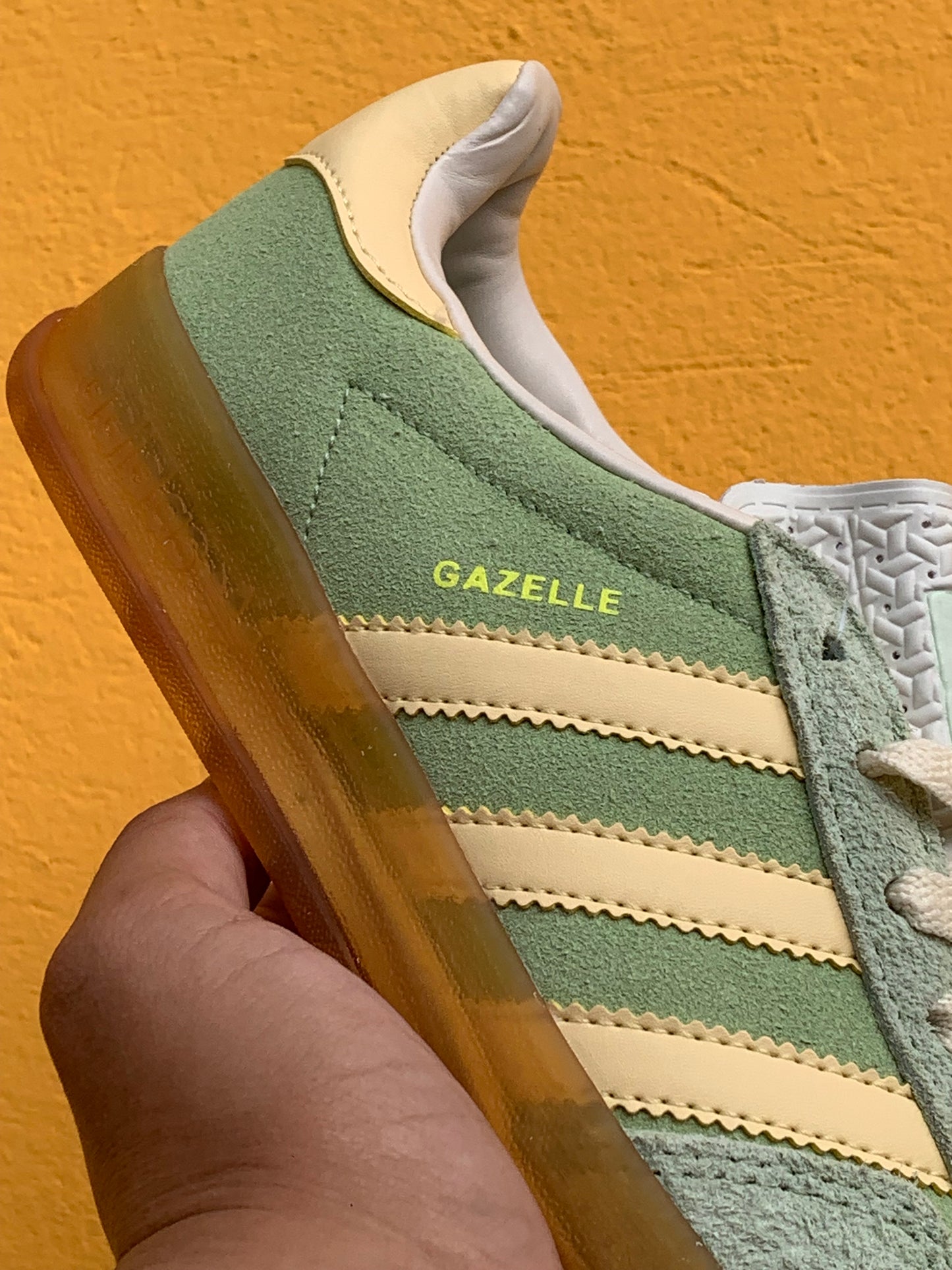 Adidas Gazelle Olive Yellow