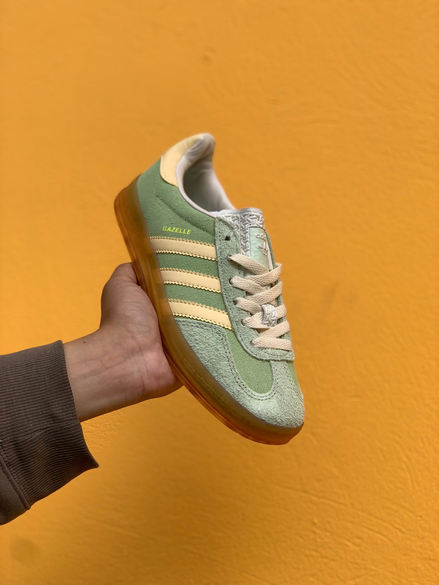 Adidas Gazelle Olive Yellow