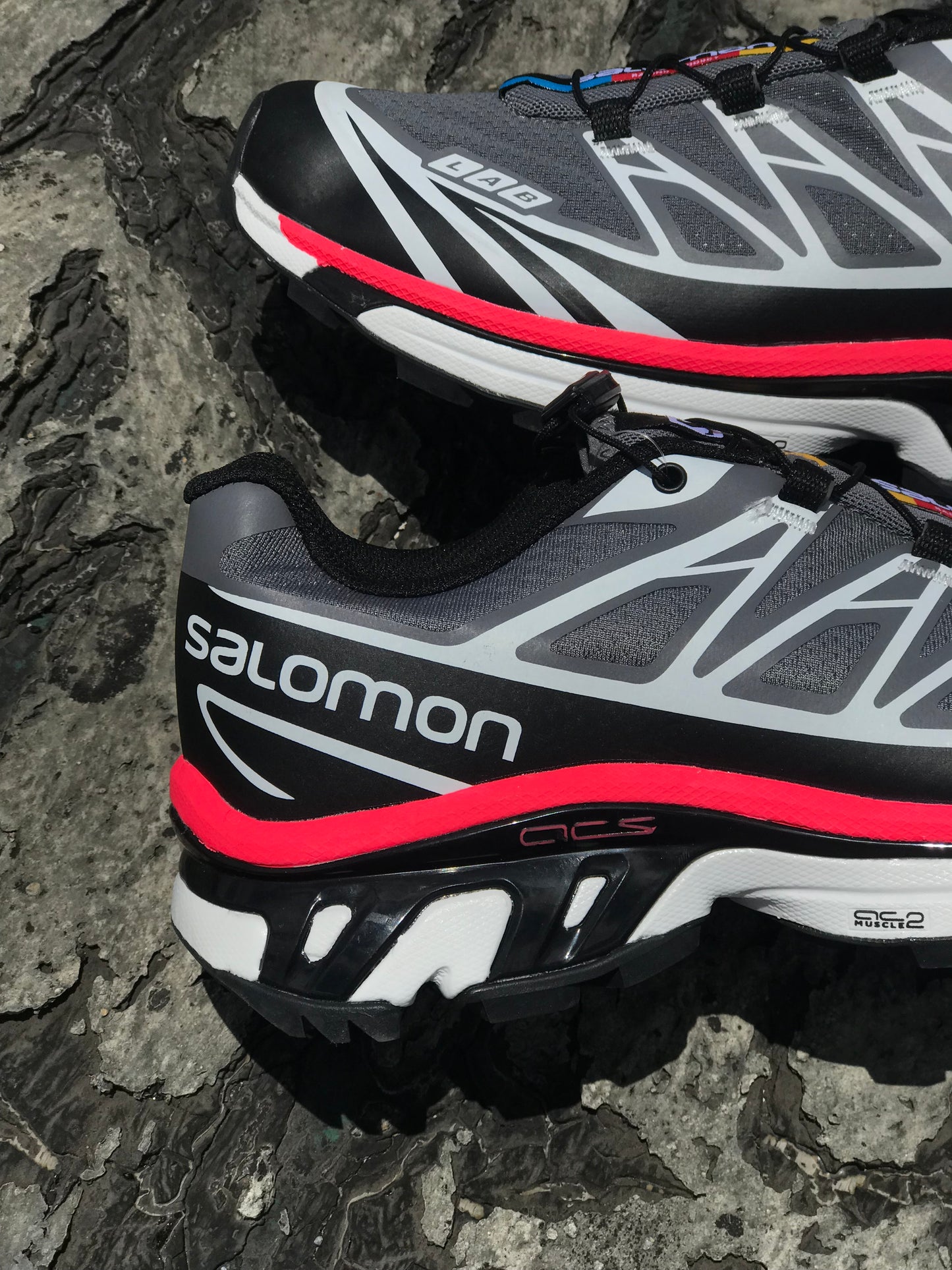 Salomon XT-6 Pewter Aurora Red