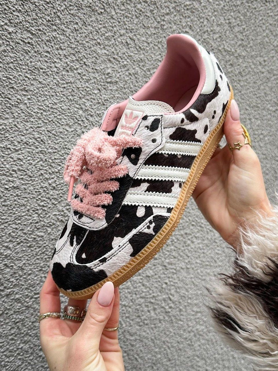 Adidas Samba Cow Print Peluche