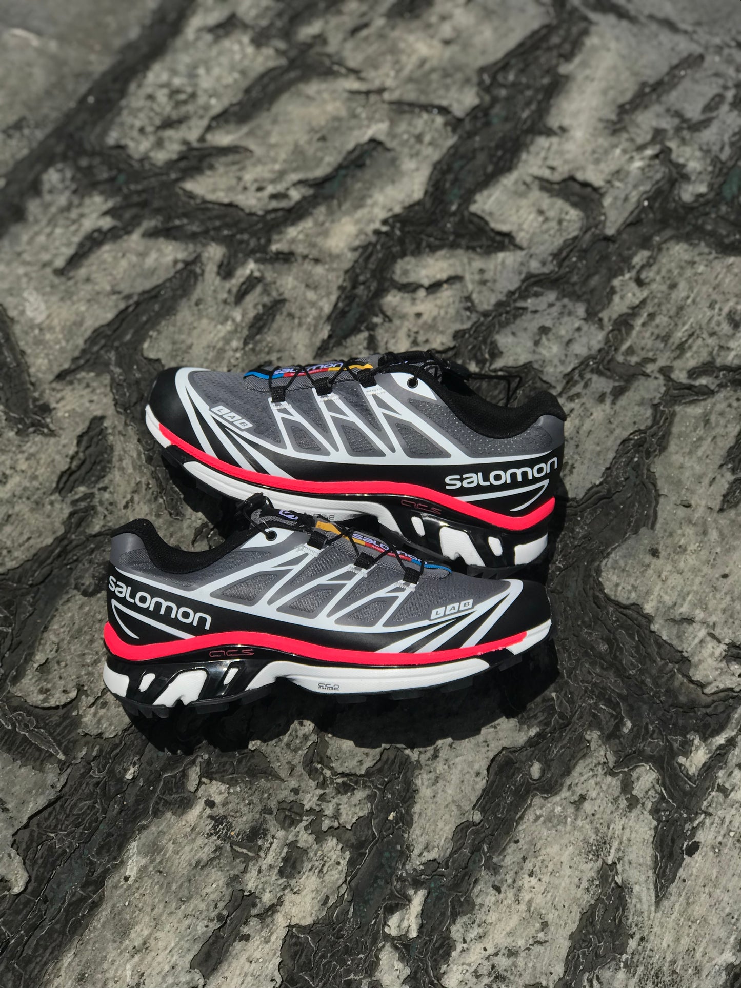 Salomon XT-6 Pewter Aurora Red