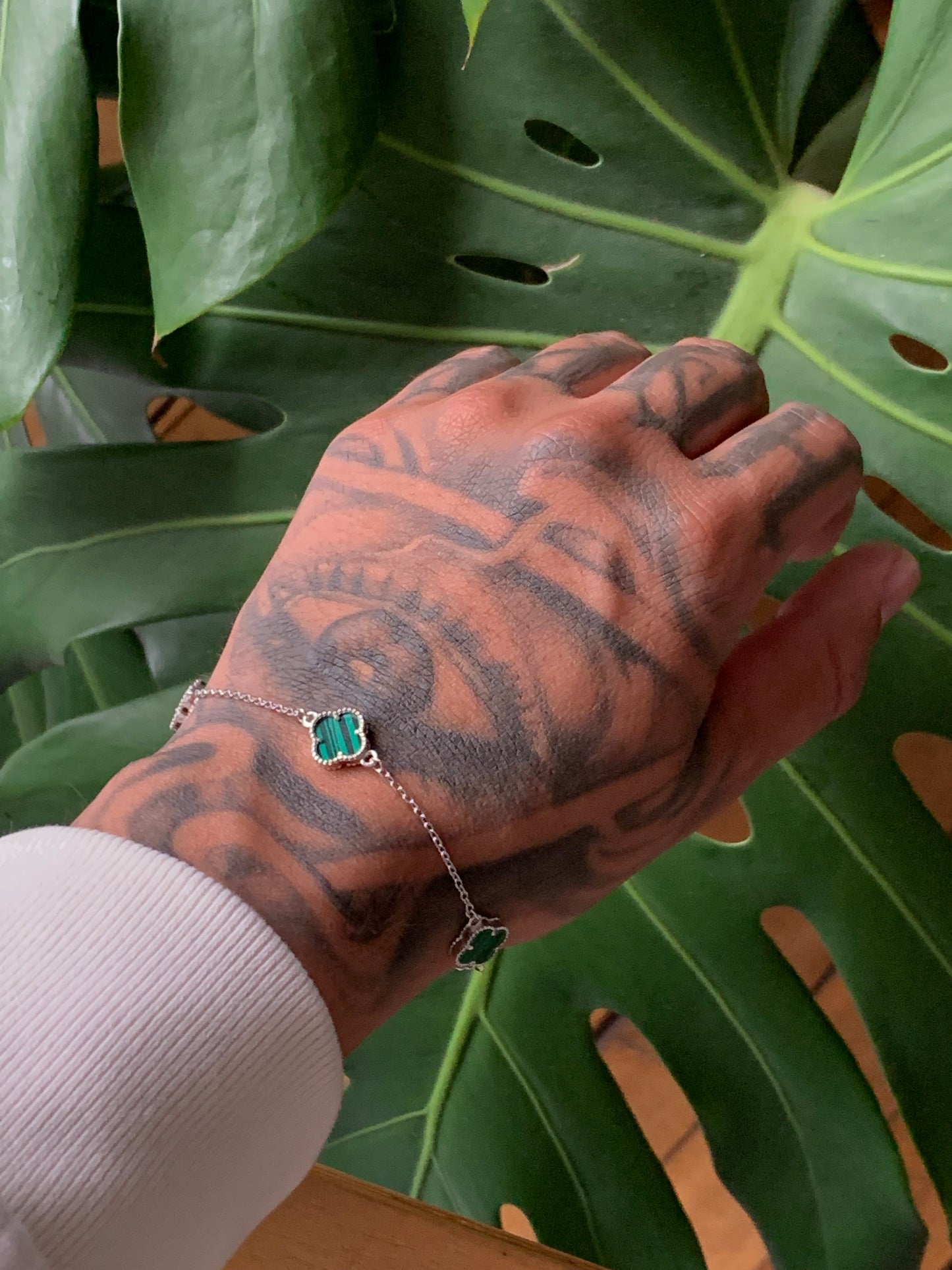 Van Cleef Pulsera Trébol Plata 925