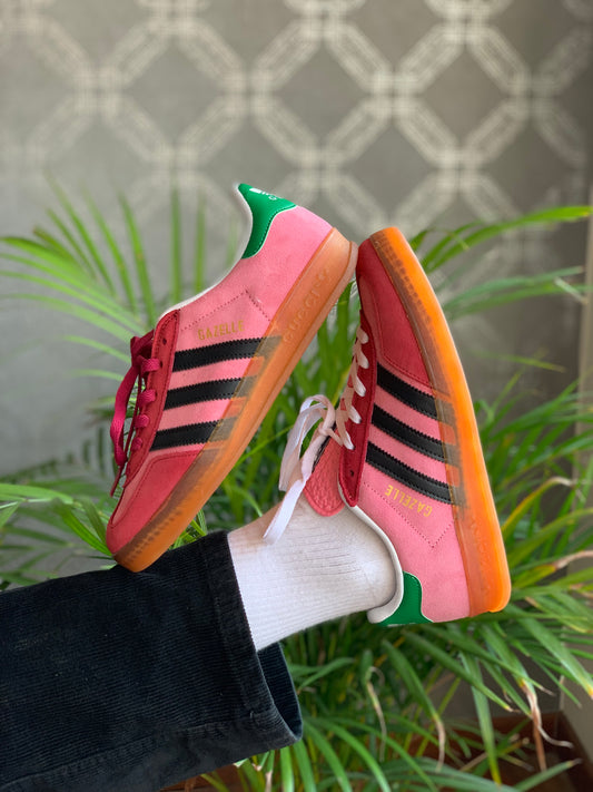 Adidas Gazelle x Gucci Pink Velvet