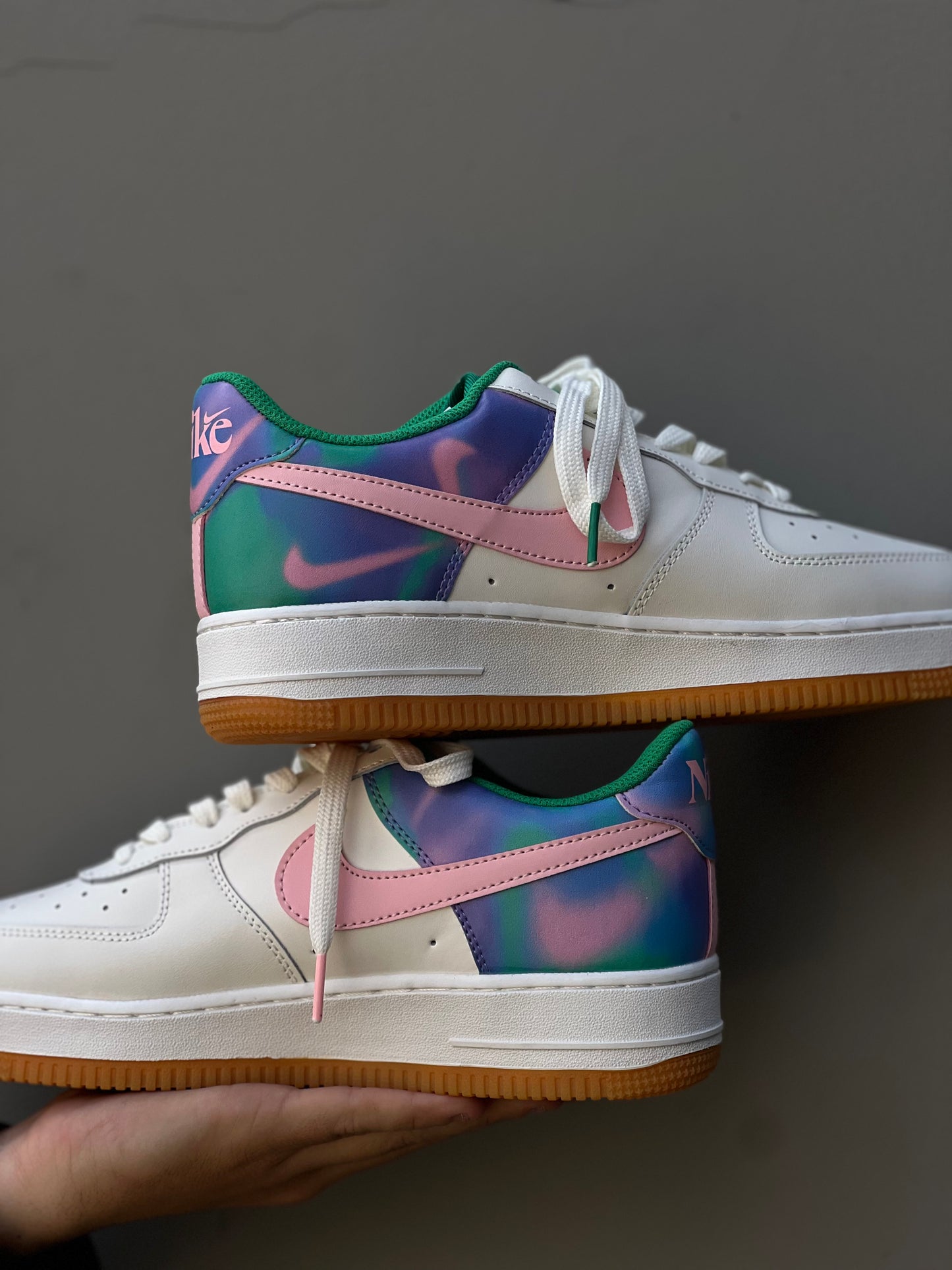 Nike AF1 "Heel Stitch Sail Green"