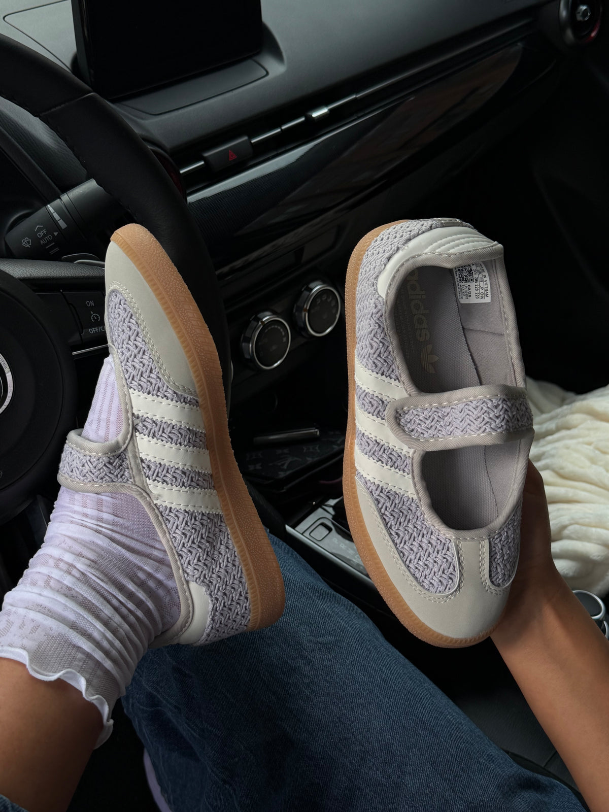 Adidas Samba Mary Jane Níquel Purple