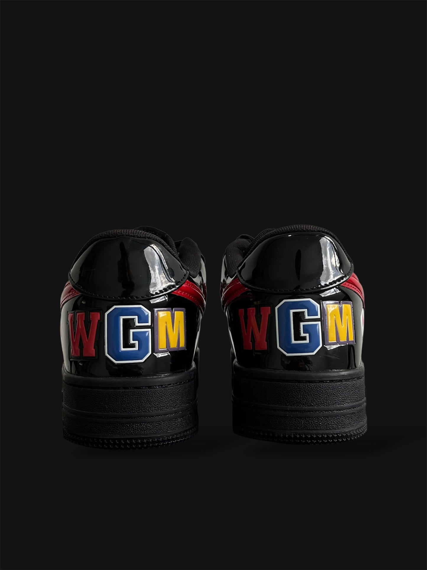 A Bathing Ape Bape Sta Low Shark Black / White