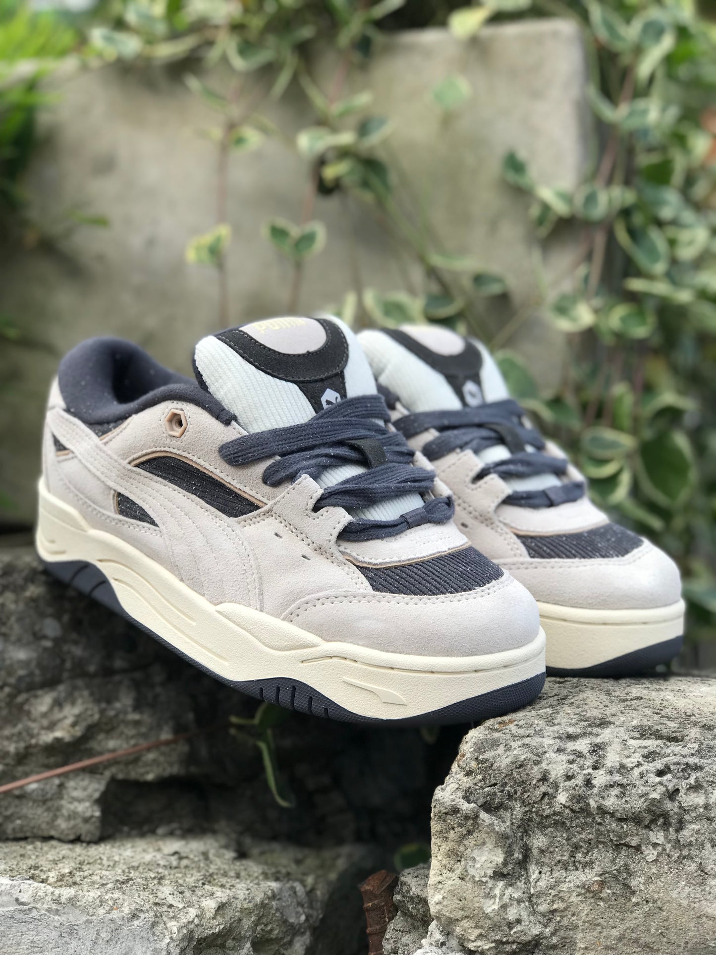 Puma 180 Copduroy “Cream Black”