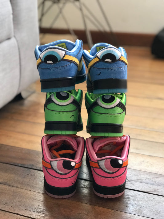 Nike SB Dunk Low Pro x The PowerPuff Girls