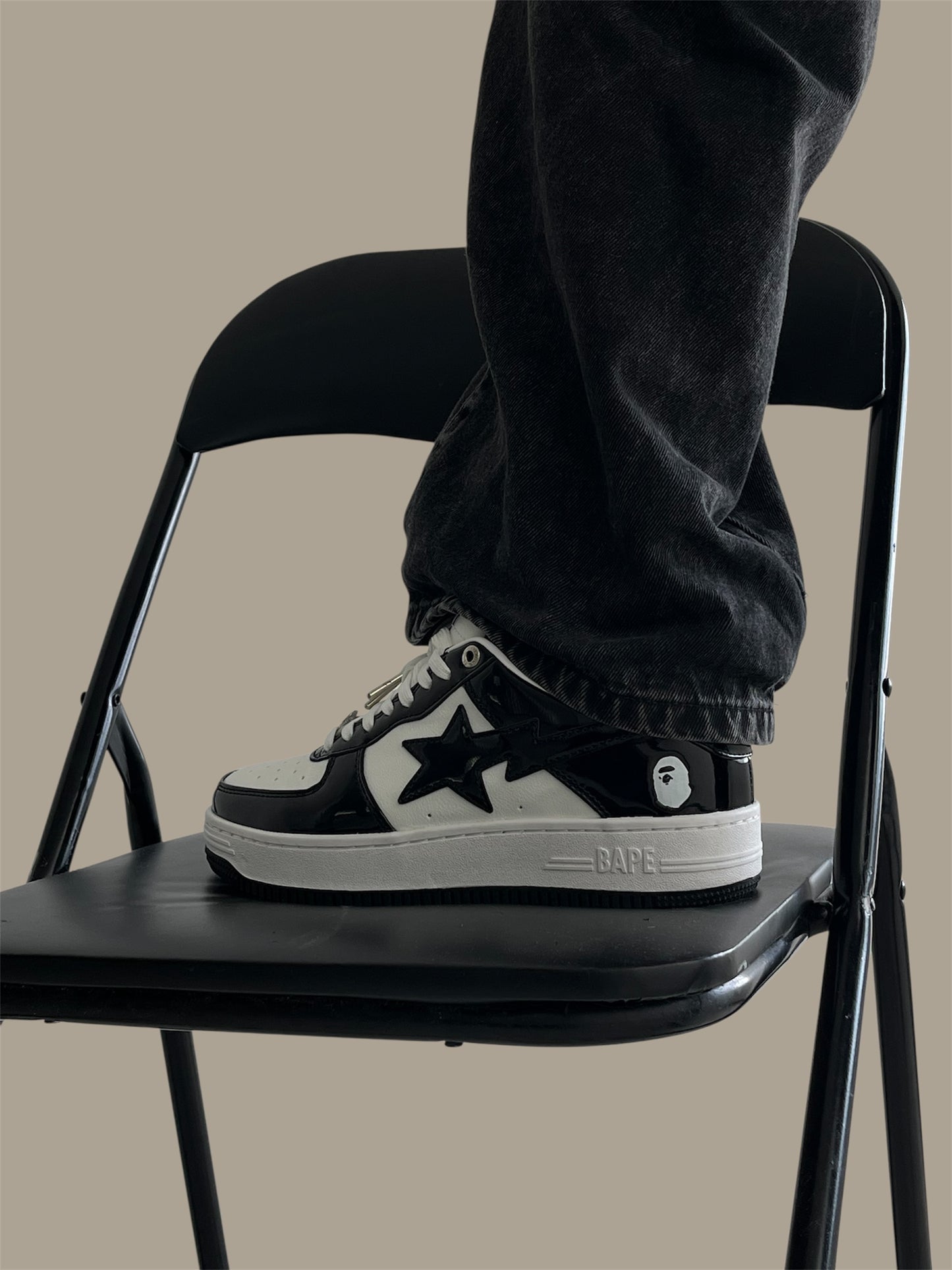 A Bathing Ape Sta Low Black