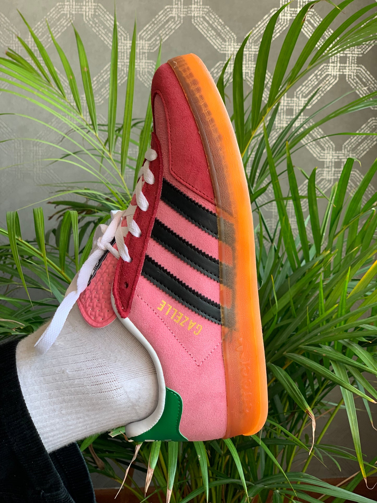 Adidas Gazelle x Gucci Pink Velvet