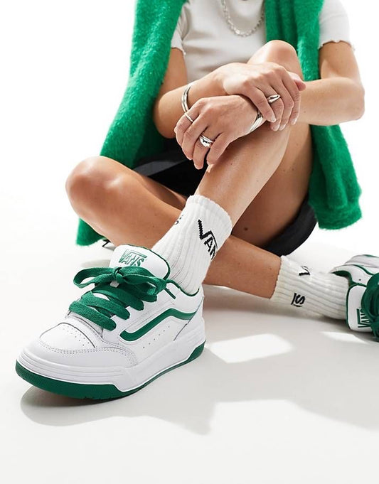 Vans Hylane Leather White Green