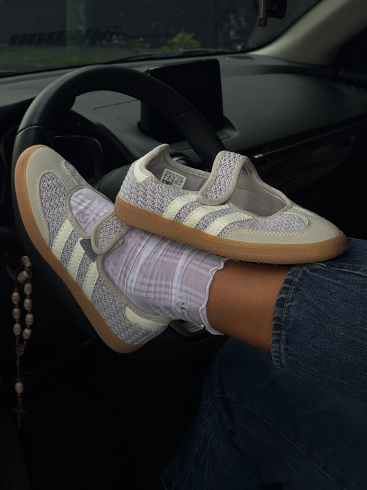 Adidas Samba Mary Jane Níquel Purple