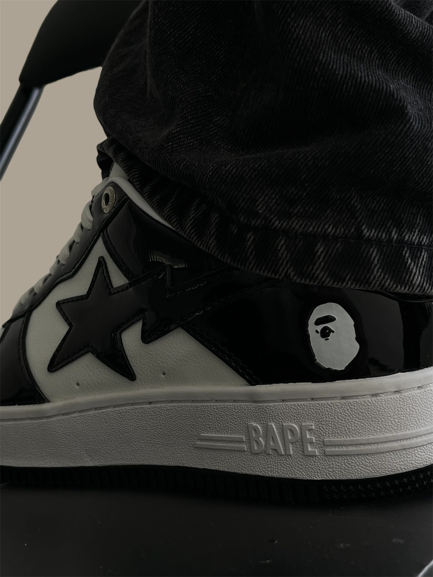 A Bathing Ape Sta Low Black