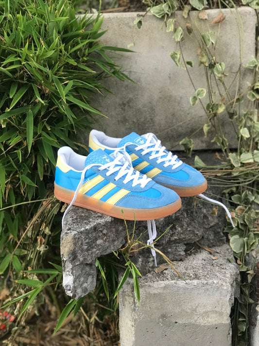 Adidas Gazelle Indoor Azul Amarilla
