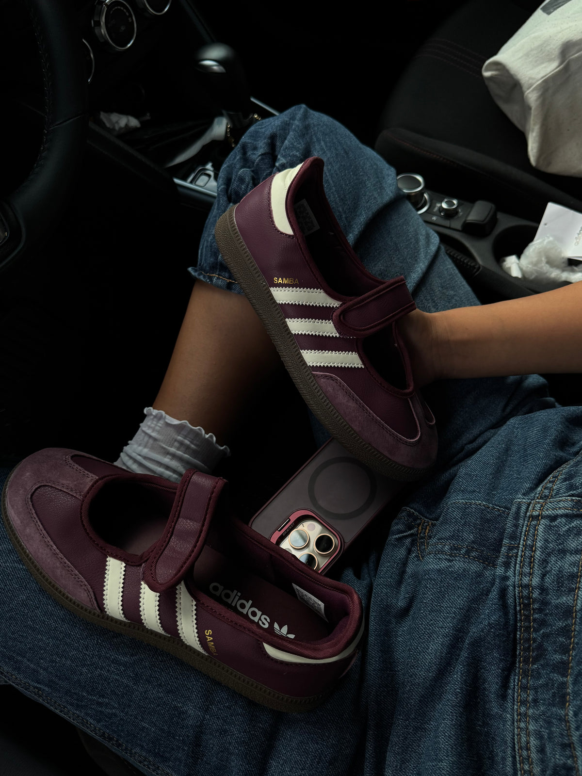 Samba Mary Jane “Burgundy”