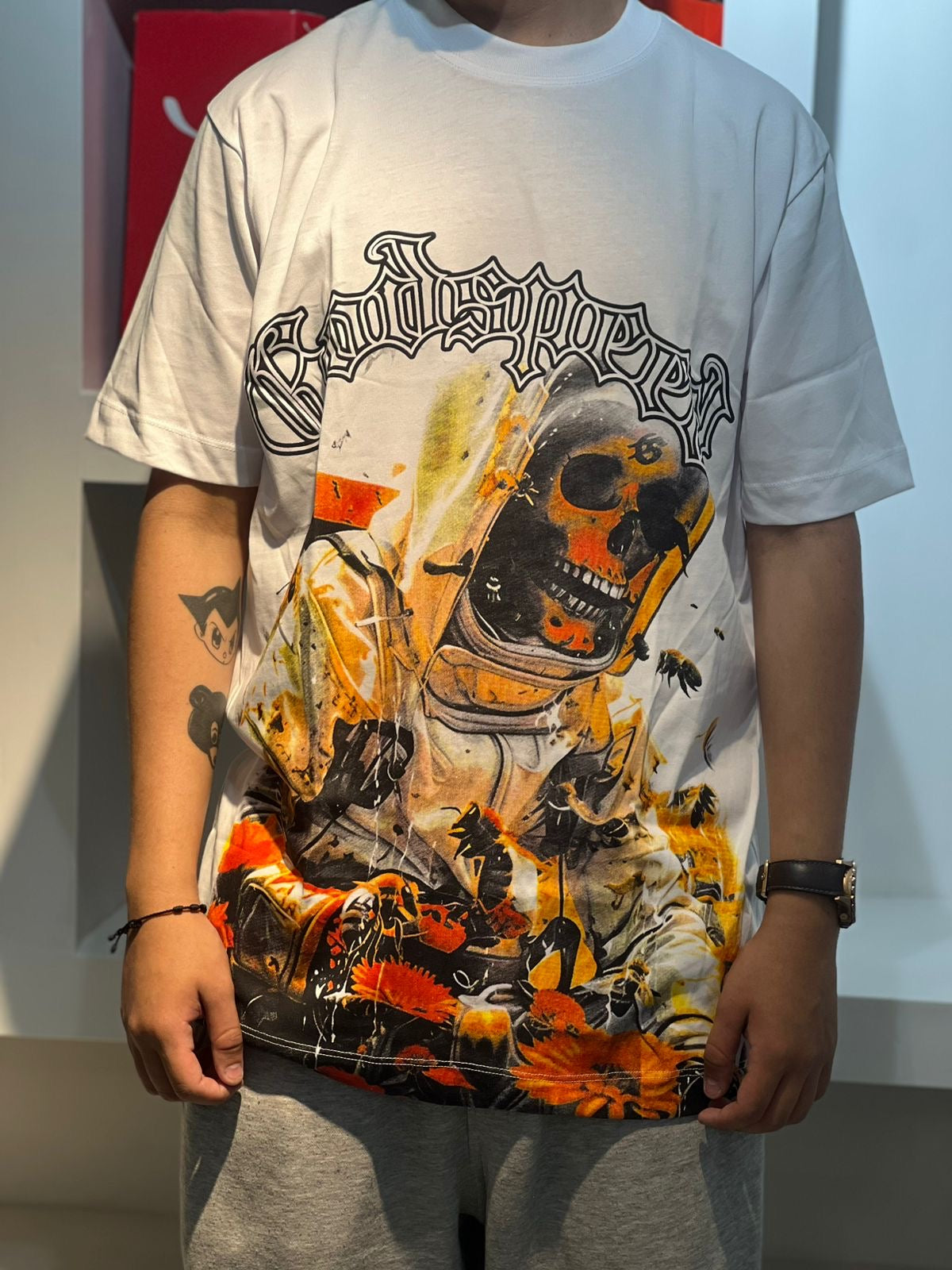 Camiseta Godspeed Skull